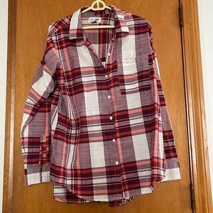 Women’s size L Old Navy plaid shirt